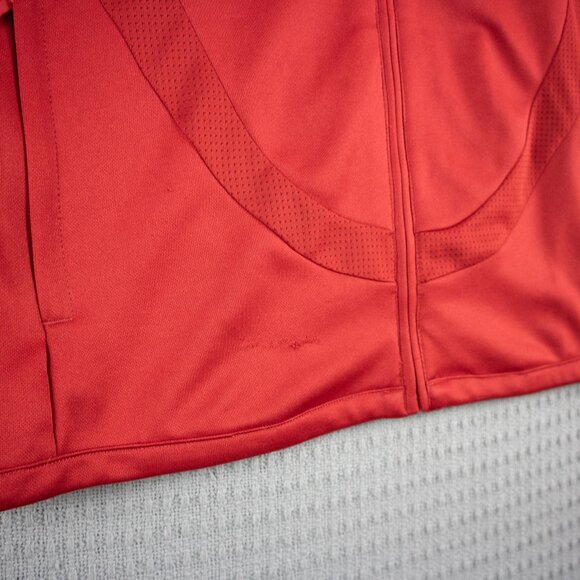 Adidas Womens Glenmary Track Jacket Red medium - Picture 5 of 8